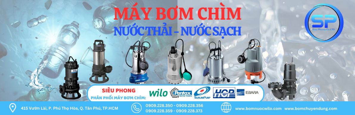 bơm chìm nước thải