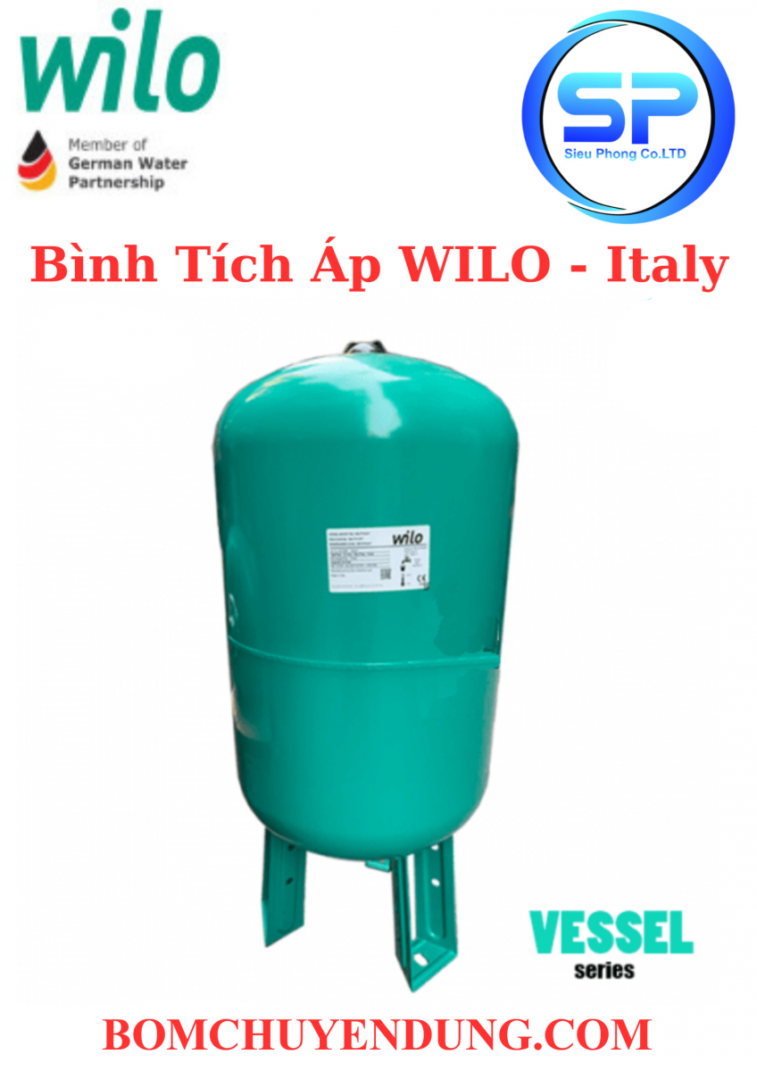 Bình Tích Áp Wilo 60 Lít 10 Bar