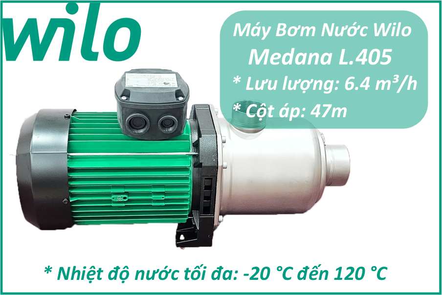 Thông số máy bơm Medana L.405