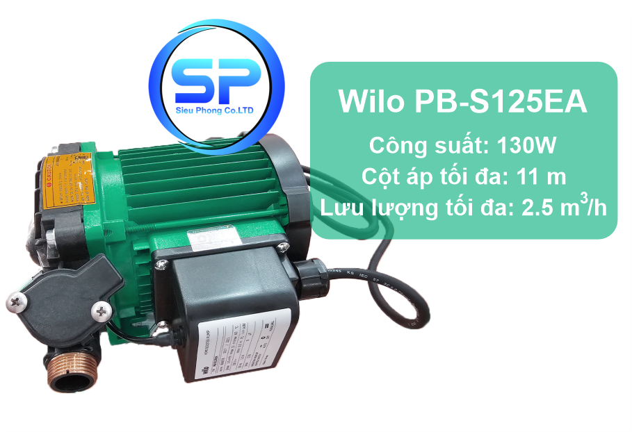 Wilo PB S125EA công suất 130W