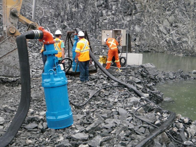 Bơm chìm DAB được ứng dụng để bơm thoát nước công nghiệp