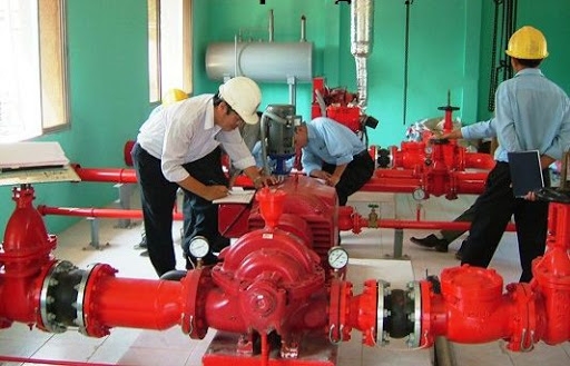 Bơm ly tâm được ứng dụng trong phòng cháy chữa cháy