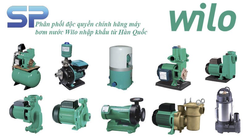 Các loại máy bơm nước Wilo trên thị trường