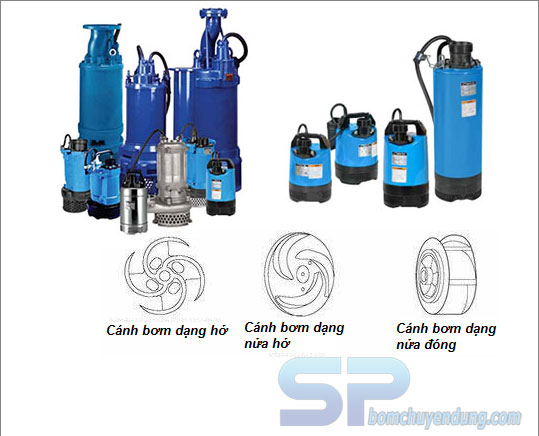 Các sản phẩm máy bơm chìm hút bùn