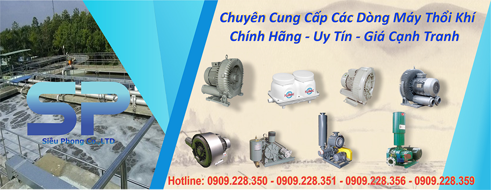 Siêu Phong là địa chỉ có đầy đủ các loại máy thổi khí Longtech - Đài Loan