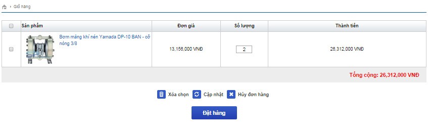 Hướng dẫn mua hàng online bomchuyendung.com