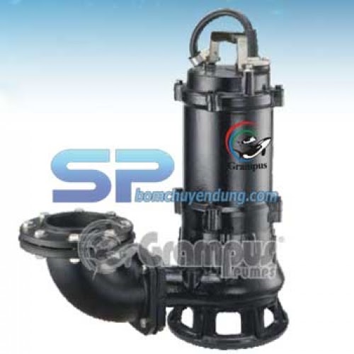 Máy bơm chìm hút bùn đáy ao