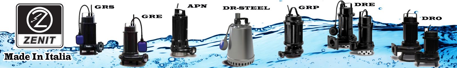 Máy bơm chìm hút nước thải công nghiệp Zenit