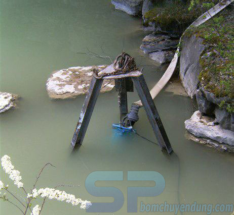 Máy bơm chìm ứng dụng trong ao hồ