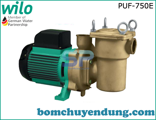 Máy bơm lọc nước hồ bơi Wilo PUF 750E 1HP