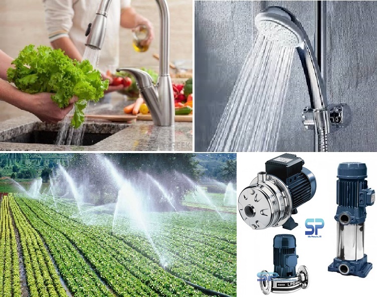 Máy bơm ly tâm Ebara ứng dụng rộng rãi trong nhiều lĩnh vực