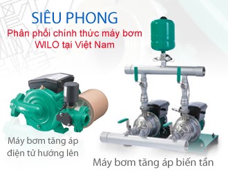 Máy bơm tăng áp biến tần Wilo