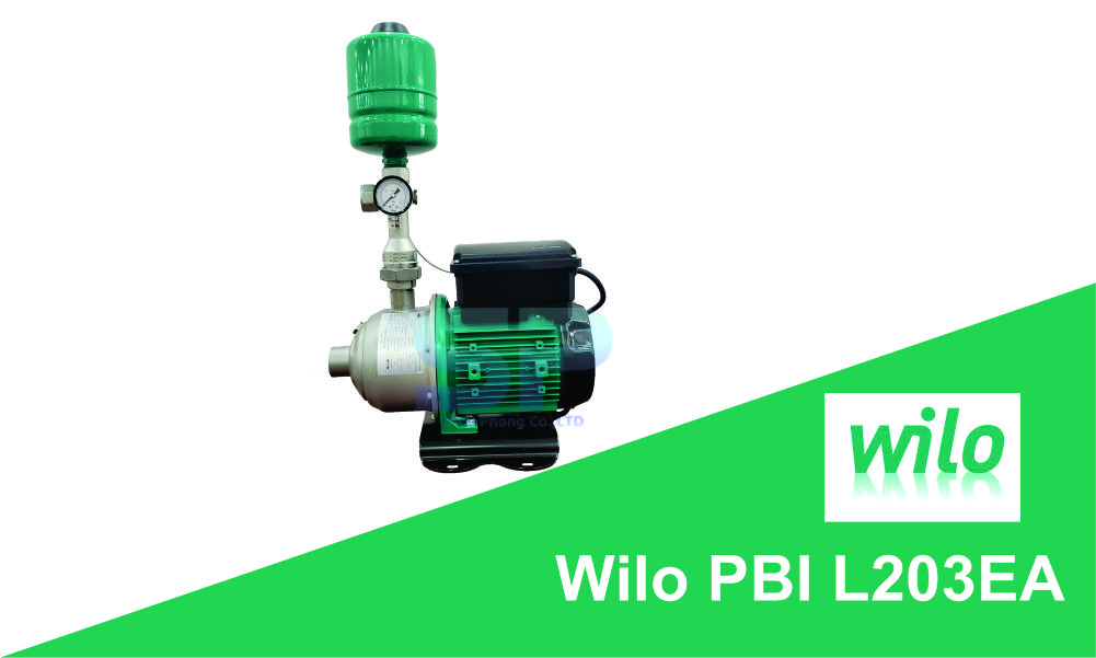 Máy bơm tăng áp biến tần wilo PBI L203EA