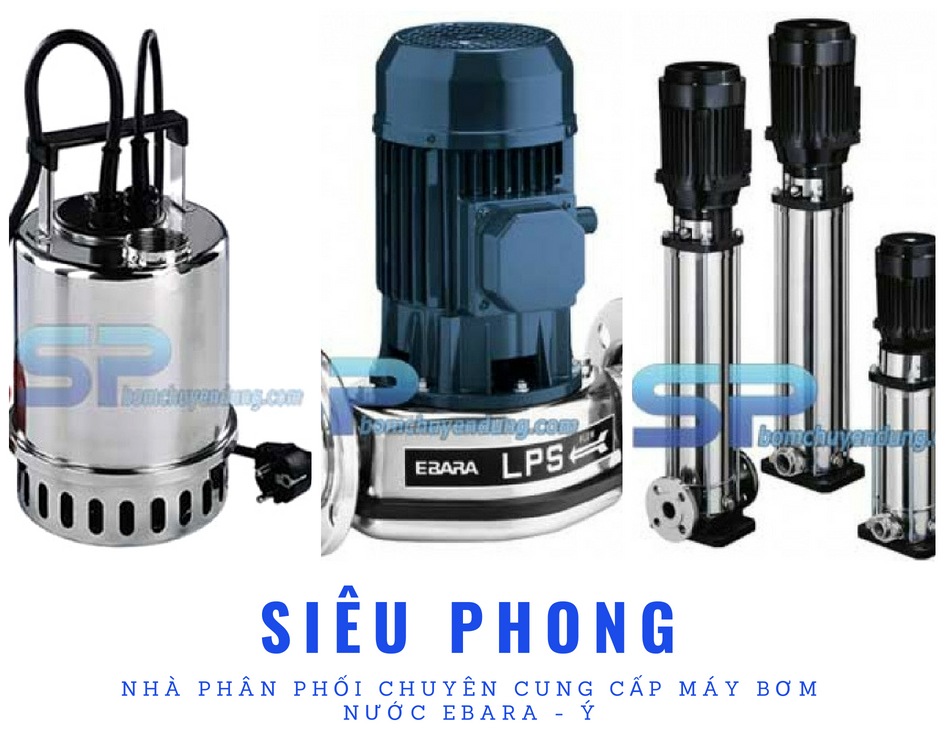 Siêu Phong là địa chỉ bán máy bơm tăng áp Ebara đáng tin cậy