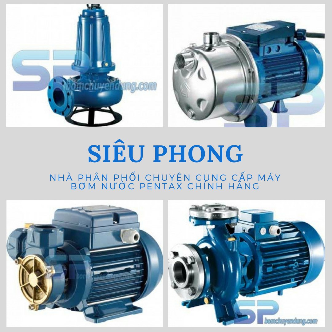 Siêu Phong là nơi bán máy bơm nước tăng áp Pentax uy tín