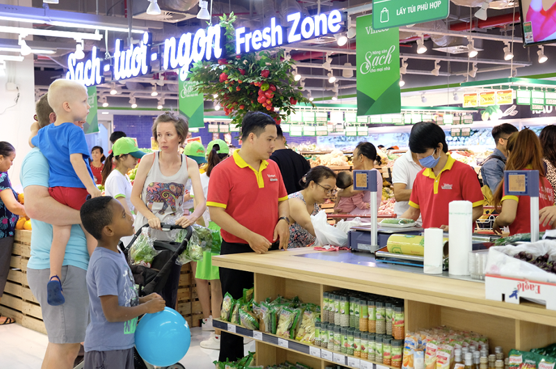 Siêu thị Vinmark là nơi bạn có thể mua được thực phẩm xanh, sạch và các vật dụng cần thiết trong cuộc sống