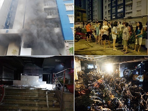 Vụ hỏa hoạn tại chung cư Carina Plaza để lại nỗi ám ảnh cho người dân