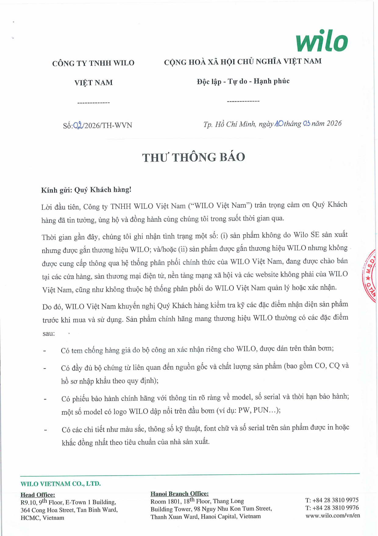 canh-giac-may-bom-wilo-gia-nhai-wilo-ban-hanh-cong-van-phan-biẹt-hang-gia-hang-nhai-01