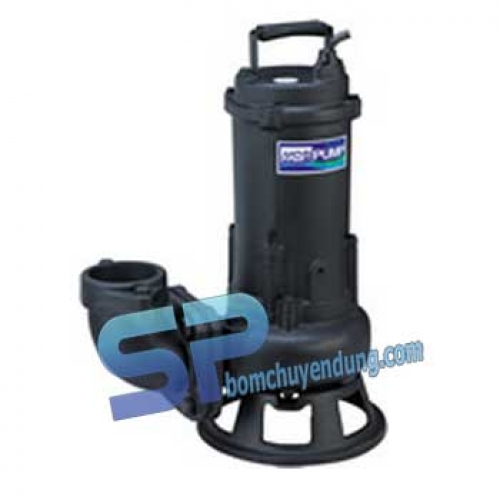 Máy Bơm Chìm Hút Nước Thải Rác Gang Đúc HCP 80(100)AFP25.5