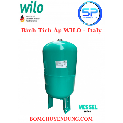 Bình tích áp Wilo 3000 lít 10 bar Bình tích áp Wilo 3000 lít 10 bar