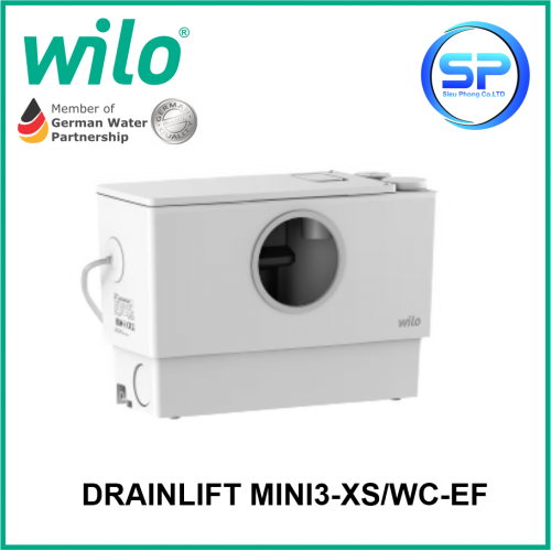 Bơm trung chuyển nước thải DrainLift MINI3-XS/WC-EF Bơm trung chuyển nước thải DrainLift MINI3-XS/WC-EF