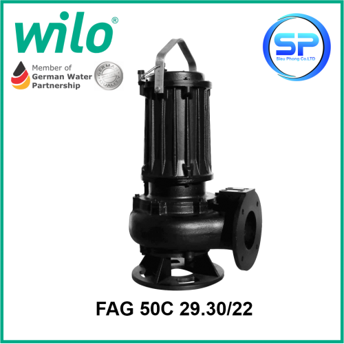 BƠM CHÌM NƯỚC THẢI FAG 50C 29.30/22 KÈM COUPLING BƠM CHÌM NƯỚC THẢI FAG 50C 29.30/22 KÈM COUPLING