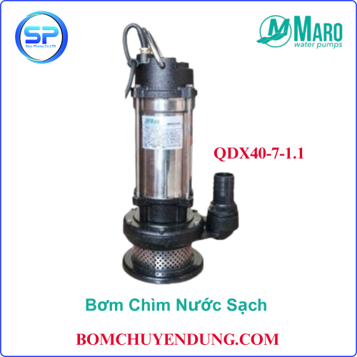 Máy bơm chìm nước sạch Maro QDX40-7-1.1