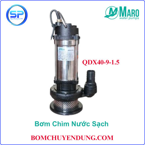 Máy bơm chìm nước sạch Maro QDX40-9-1.5