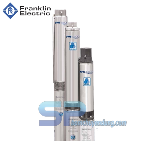 Máy bơm hỏa tiễn 4 inch Franklin 150FA2S4-PEXB 2HP 380V