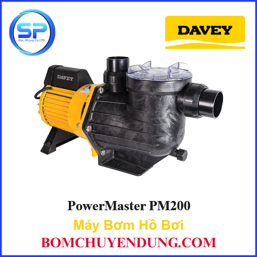 Máy bơm hồ bơi DAVEY PowerMaster PM200 220V 900W Máy bơm hồ bơi DAVEY PowerMaster PM200 220V 900W